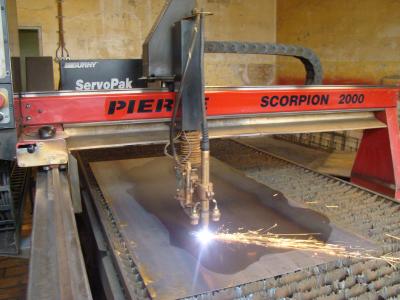 CNC plazma - pálicí stroj Pierce Scorpion 2000 P