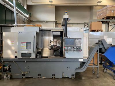 CNC Soustruh OKUMA Genos L 300 E-MY s osou Y a poháněnými nástroji