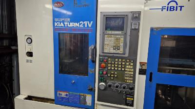 Vetrikální CNC soustruh KIA Superturn SKT 21 V
